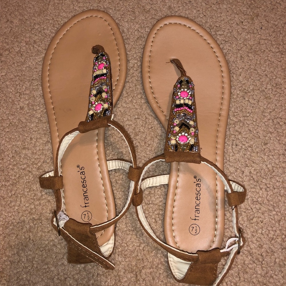 Cute beaded flats